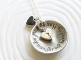 Bind My Wandering Heart To Thee | Bible Verse Necklace | Couples Necklace