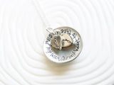 Bind My Wandering Heart To Thee | Bible Verse Necklace | Couples Necklace