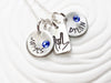 ASL | I Love You Necklace | Sign Language | Birthstone Name Necklace