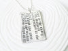Literary Quote | Poetry Verse Necklace | Your Custom Text