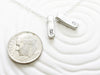 Fold Over Initial Necklace | Itty Bitty Collection