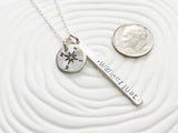 Itty Bitty Wanderlust Necklace | Compass Necklace