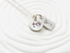 Itty Bitty Martini Necklace | Girl's Night Out | Birthstone Initial Necklace