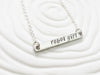 Itty Bitty Bar Necklace | Personalized ID Bar Necklace