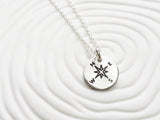 Itty Bitty Compass Necklace | Tiny Image Necklace