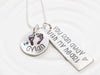 You Ran Away With My Heart | Baby Name Necklace