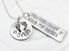 You Ran Away With My Heart | Baby Name Necklace