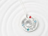 Family Tree Necklace | Name and Birthstone Jewelry | Grandmother or Mother's Gift