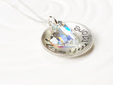 I Love You More | Crystal Heart Necklace