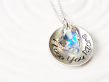 I Love You More | Crystal Heart Necklace