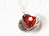 I Love You More | Red Swarovski Heart Necklace