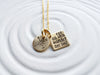 Not All Who Wander Are Lost | Compass Necklace | Gold Tone