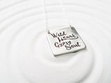 Wild Heart | Gypsy Soul | Square Bar Necklace