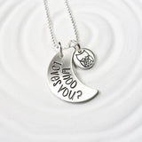 Whoo Loves You? | Owl and Moon Necklace