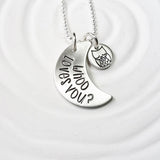 Whoo Loves You? | Owl and Moon Necklace