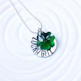 Lucky Girl Necklace | Shamrock Necklace | Irish Jewelry