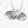 Tattoo Heart Banner Necklace | Small Size | Mother's Necklace