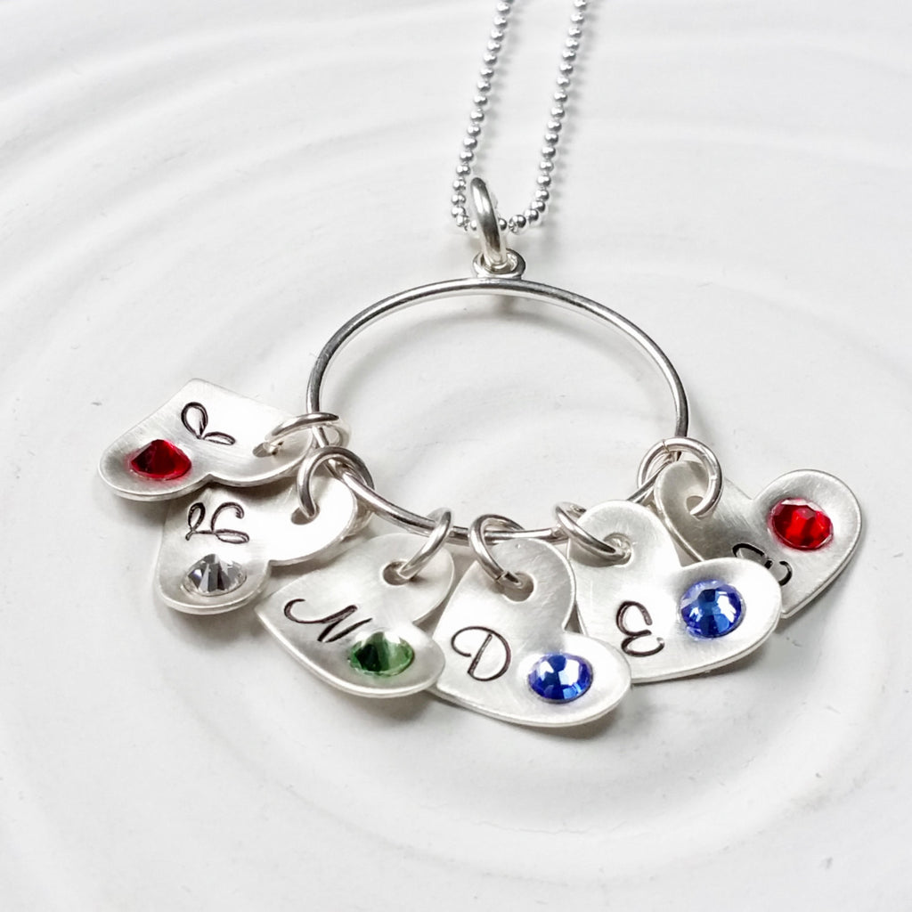 Personalized Birthstone Initial Necklace: Seen on Today! - Nissa Jewelry