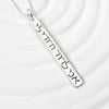I Am My Beloved's and My Beloved is Mine Hebrew Necklace