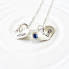 Whimsical Heart Necklace | Sterling Silver Mother's Necklace